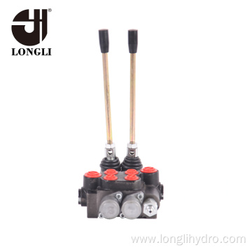 2P40 Longli 2 Spool Hydraulic Directional Control Valve